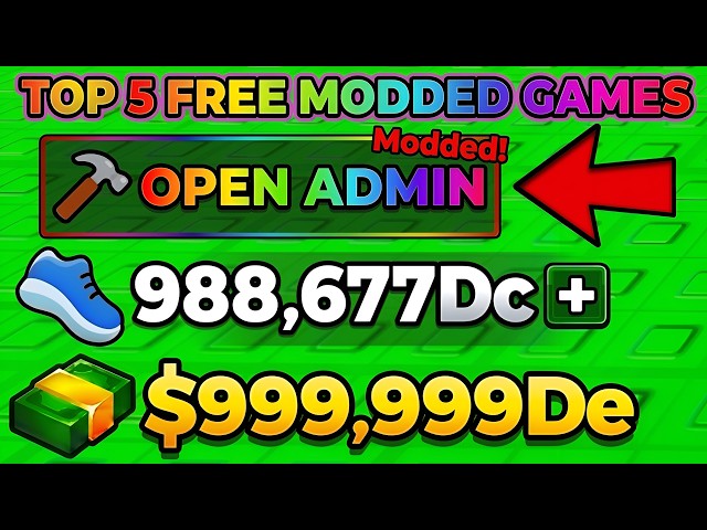 TOP 5 MOST OP FREE MODDED SERVERS IN STEAL AN EGG! 🔥