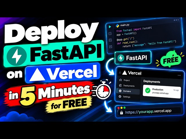 Deploy FastAPI on Vercel in 5 Minutes for FREE