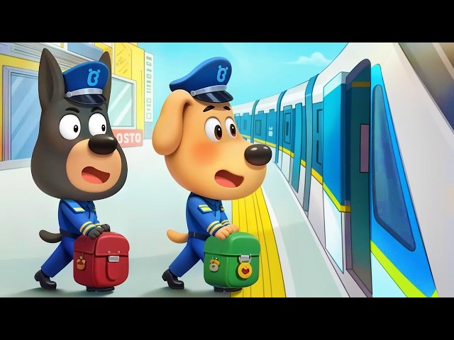 🔴【Live】นั่งรถไฟอย่างปลอดภัย | การ์ตูน | อําเภอลาบราดอร์ | เบบี้บัส | Kids Cartoon | BabyBus #live