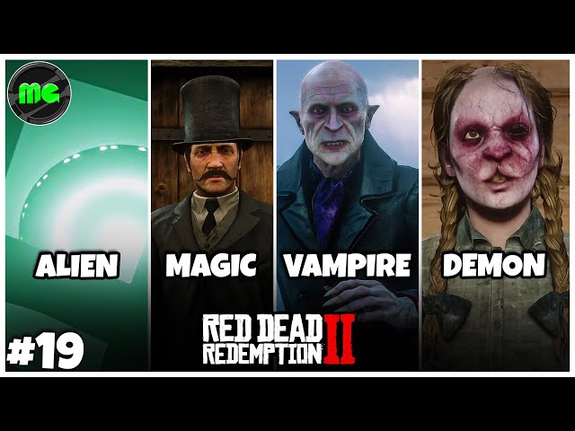UFO, Strange Man, Vampire, Demon & More!! Red Dead Redemption RDR 2 | Epi 19 | Manguni Gamer