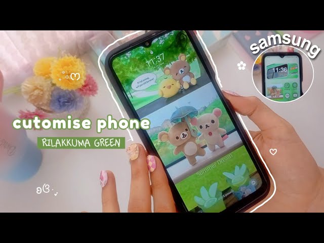 Green theme | digital glow up | how to make  android aesthetic | samsung aesthetic ✨️ 