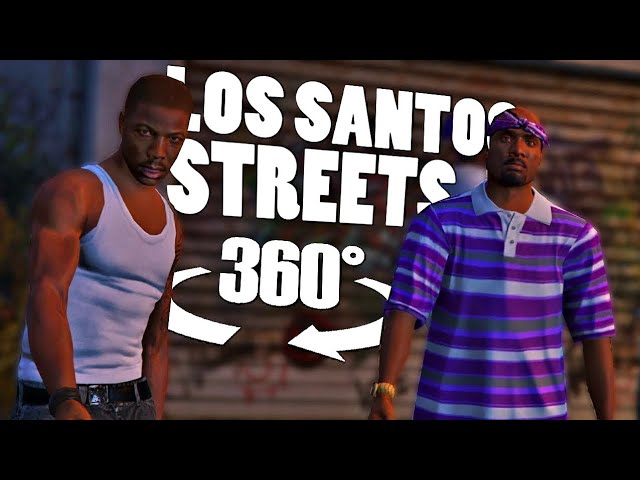 Streets of Los Santos - VR VIDEO - Experience Los Santos From a New Perspective !