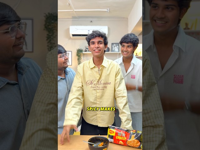 Ye Challenge dosto ke saath aur bhi Crazy ho jaata hai 😂🔥Tum bhi try karo#BringOnTheSpiceChallenge