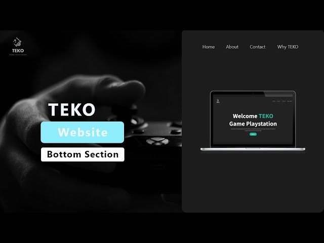 Build a Amazing static  website - Bottom Section