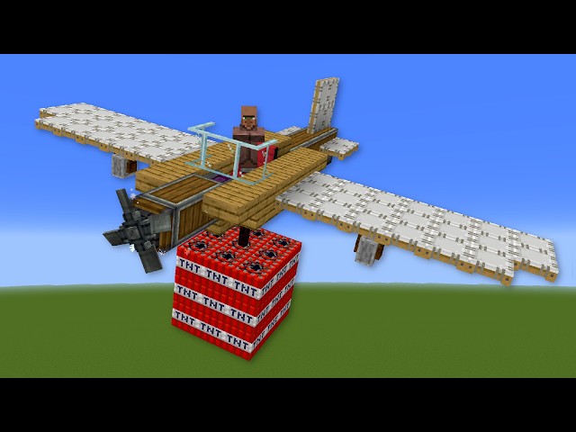 Making a working bomber plane in Create Aeronautics