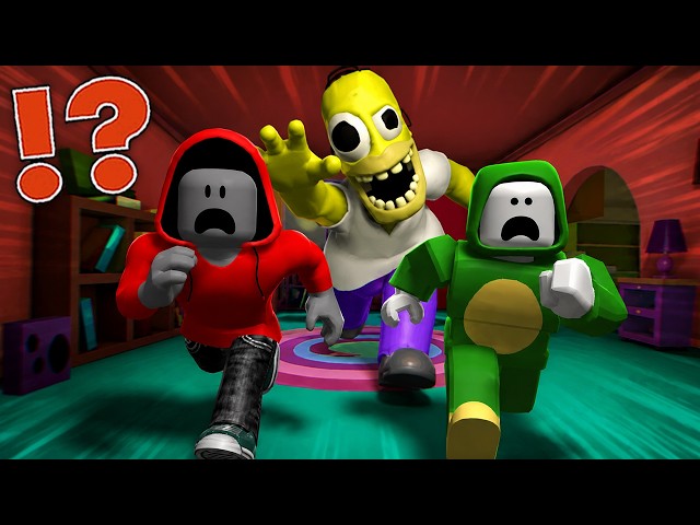 JJ and Mikey Play Homer Nightmares in Roblox !?