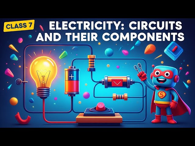 Class 7 Science Chapter 3 |  Electricity Circuits and their Components  | Curiosity Textbook