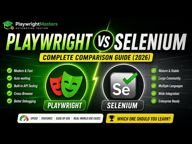 Playwright vs Selenium 2026: Which Is Better for Automation Testing?