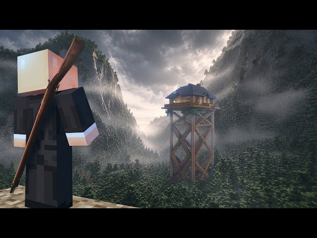 Surviving the Alaskan Wilderness in Minecraft