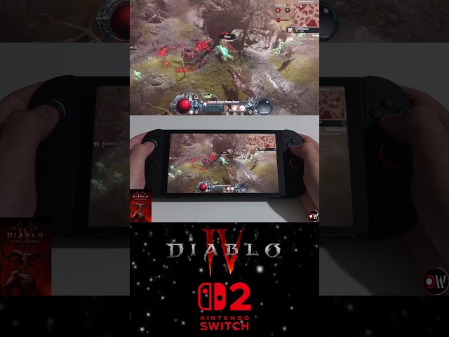 DIABLO 4 Switch 2: Handheld Performance First Look