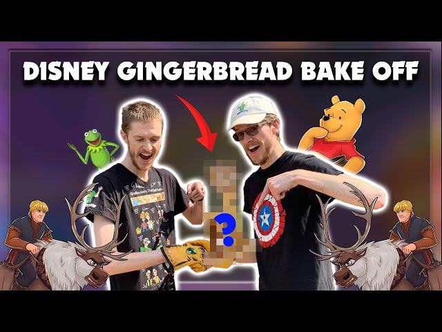 Kristoff and Sven Disney Gingerbread Twins Bake Off