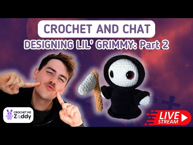 Spooky crochet live 🖤🩶🤍 PART 2