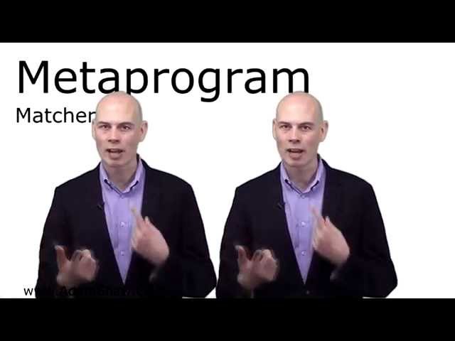 NLP Training: Metaprograms