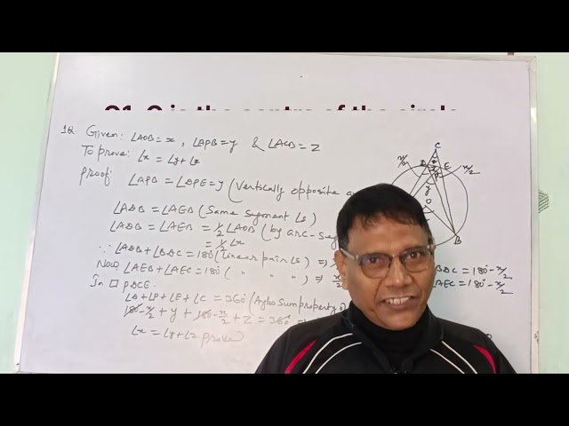 Lecture 9 Circles - Questions practice. Class 9.