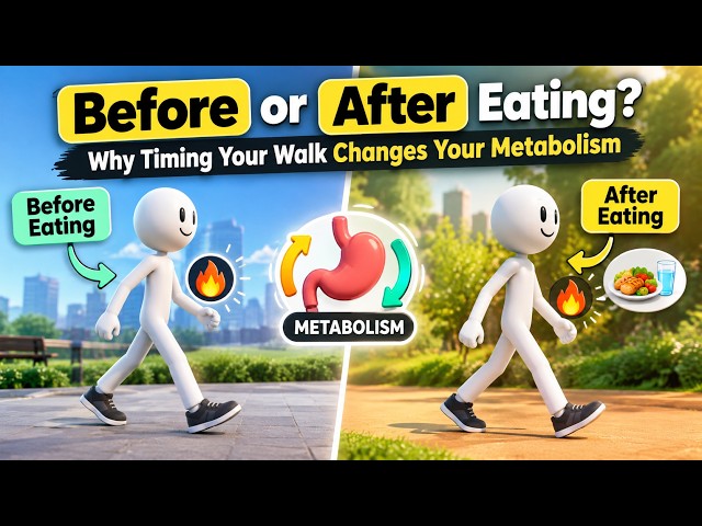 Before or After Eating? Why Timing Your Walk Changes Your Metabolism