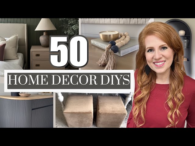 🏡 50 Home Decor DIYs That Look High-End on a Budget • Affordable Decorating Ideas