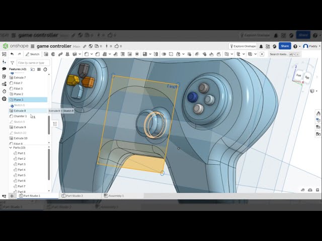 Games Controller pt.4 - Joysticks (Onshape Tutorial)