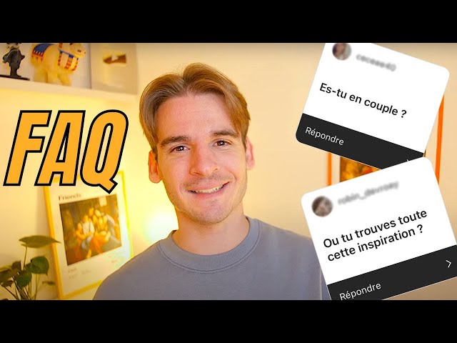 My first Q&A (personal life, behind the scenes...)