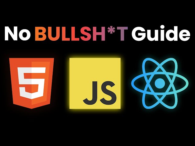No Bullsh*t Guide to Learning Web Dev