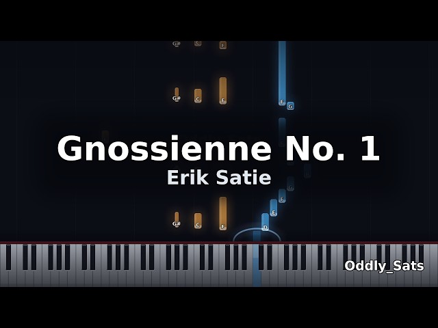 Gnossienne No. 1 - Erik Satie | Piano Cover & Tutorial