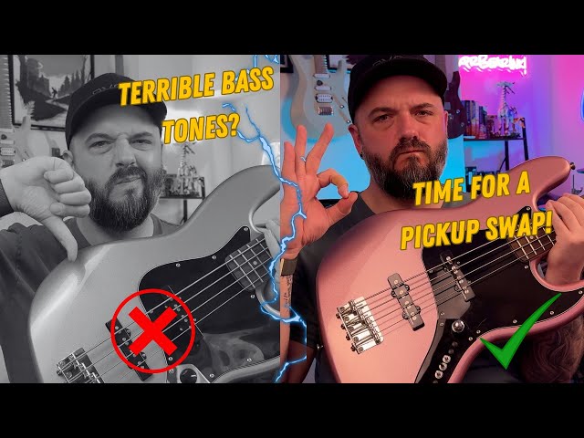 Does Your Bass Tone Suck? It Doesn't Have to! Seymour Duncan Quarter Pound Jazz Bass Pickup Test!