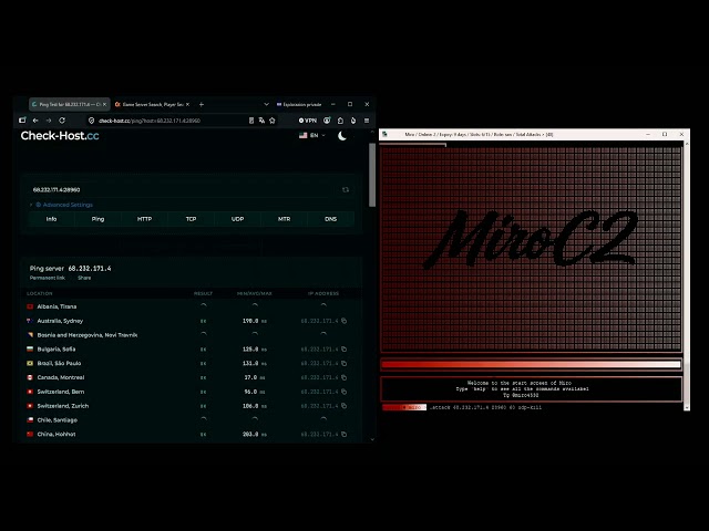 MIRO C2 / BOTNET / API | MIRO C2 VS COD WAW SERVER