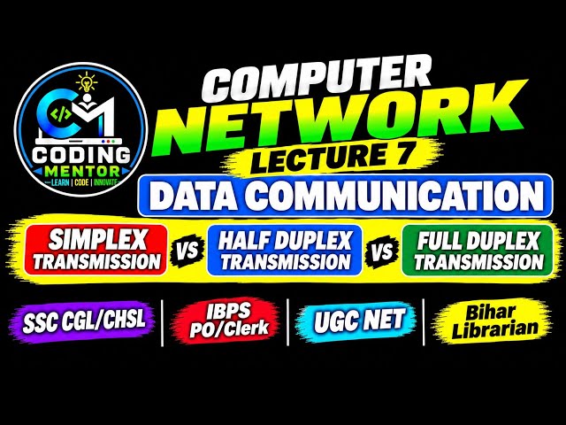 Data Communications in Hindi | Computer Network Lecture 7