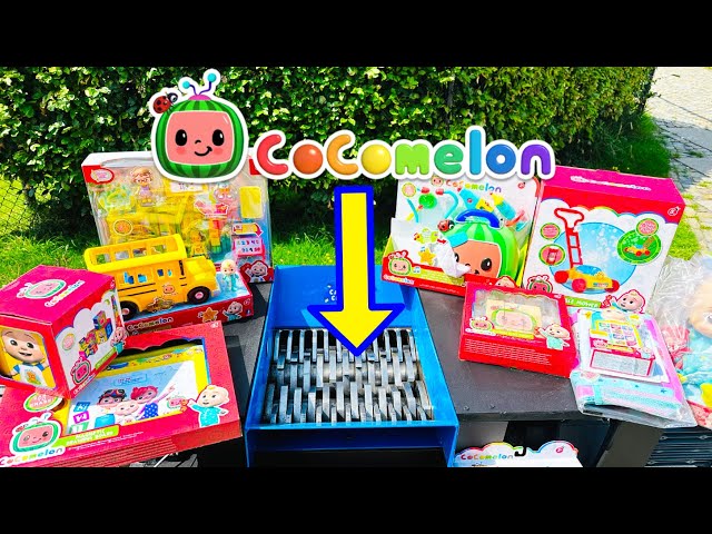Satisfying Shredder Crushes Cocomelon Toys – Oddly Relaxing!