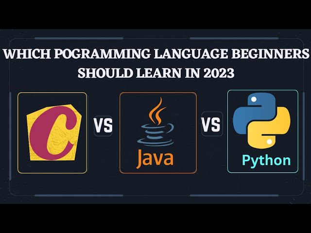 difference between| c  vs 🐍python vs java