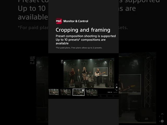 Cropping and framing | Monitor & Control | Sony | Creators' Cloud #shorts