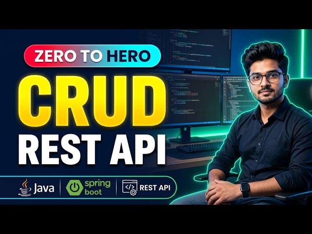 CRUD Operations with REST API | Backbone of Modern IT Applications | Java Spring Boot.inSimple Way❤️