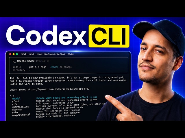 How to Use OpenAI Codex CLI (Setup + VS Code Guide) | Full Tutorial