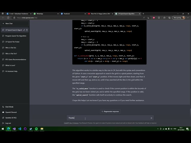 OpenAI Chatbot example :)