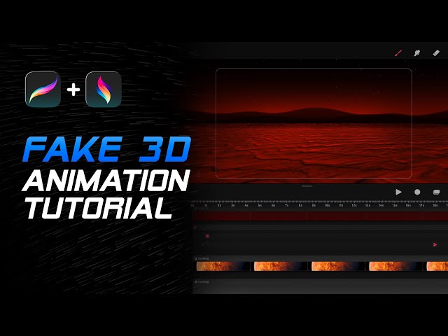 Fake 3d animation tutorial on Procreate Dreams by @enrirdf