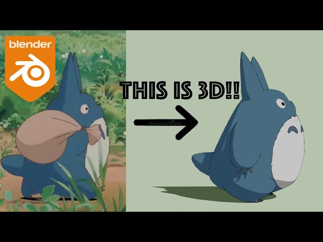 Grease Pencil Tutorial In Blender -- Totoro