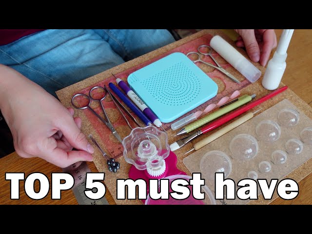 My Paper Quilling Tools - My Top 5 MUST HAVE