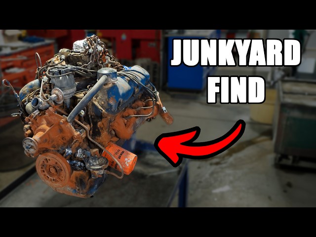This 289 Ford Sat In A JUNK YARD For OVER 40 Years... Let's Tear It Down