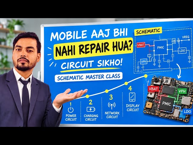 Can't Fix the Mobile? Learn Schematic Reading! 🔥 SCHEMATIC MASTER CLASS
