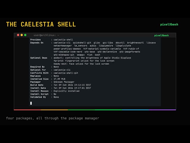 Make your Linux BEAUTIFUL 🎨 Caelestia + Hyprland (real install, real commands)