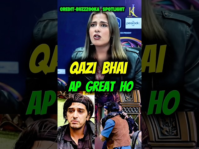 Qazi bhai ap great Ho❤️😍📈 #bigboss20 #qazitouqeer #rhititiwari @buzzzookaspotlight