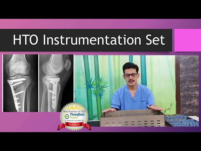 HIgh Tibial Osteotomy (HTO) Instrumentation set Demonstration English