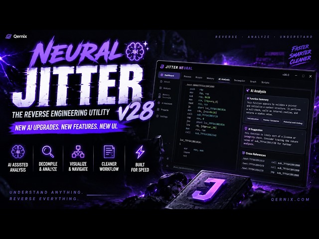 Jitter Neural v28 Showcase | AI Reverse Engineering