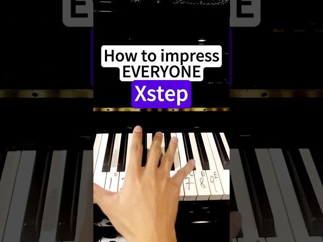 Xstep, geometry dash - easy piano tutorial