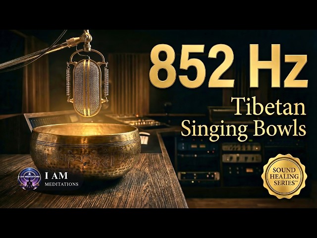 852 Hz Tibetan Singing Bowls | Solfeggio Meditation Music | The Sound Healing Series™