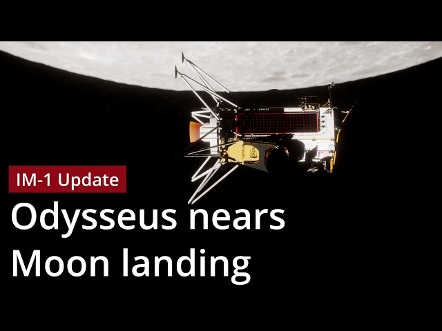 IM-1 Odysseus lander closes in on Moon landing