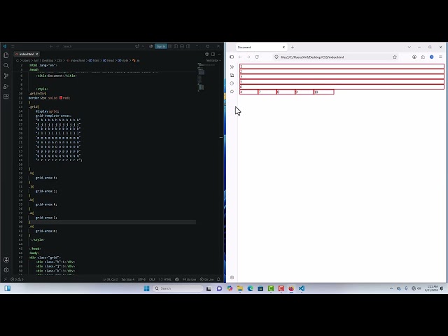 Basic Css Grid Tutorial | basic css grid tutorial | grid tutorial | bangla css grid tutorial