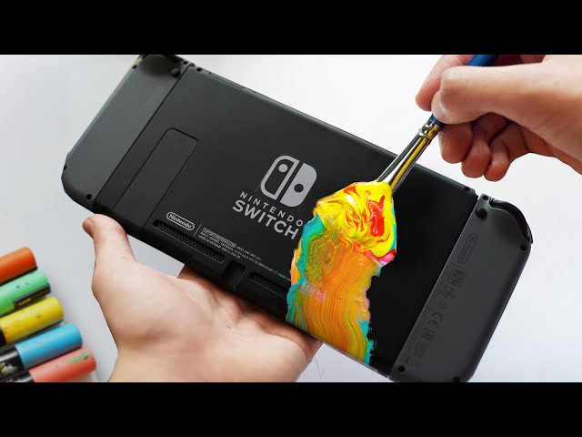 My First Custom NINTENDO SWITCH!! (SATISFYING)