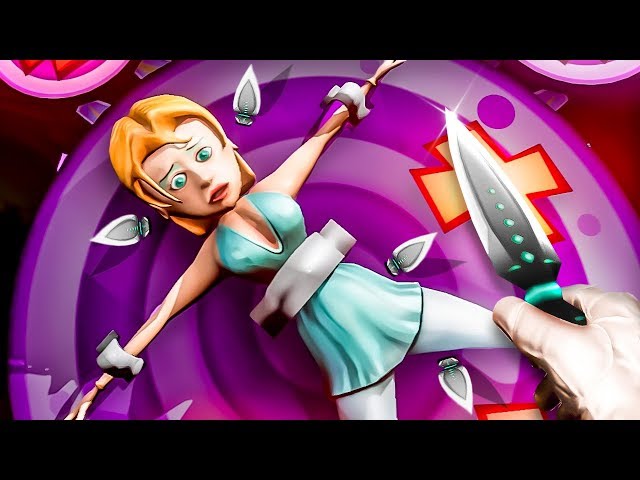 DON'T THROW KNIVES AT STRANGERS - Professor Chuckenhope Gameplay - HTC Vive Pro Gameplay