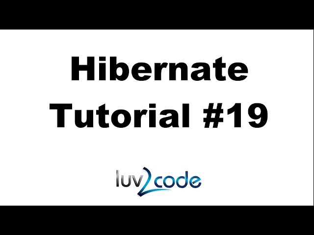 Hibernate Tutorial #19 - Querying Objects with HQL - Overview