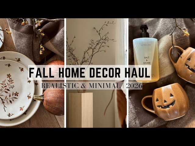 FALL HOME DECOR HAUL || 2026 ||